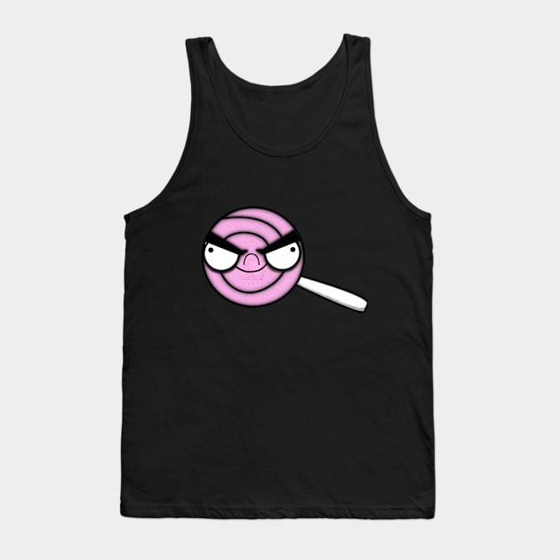 Angry Lollipop Tank Top by ColorfulCosmos